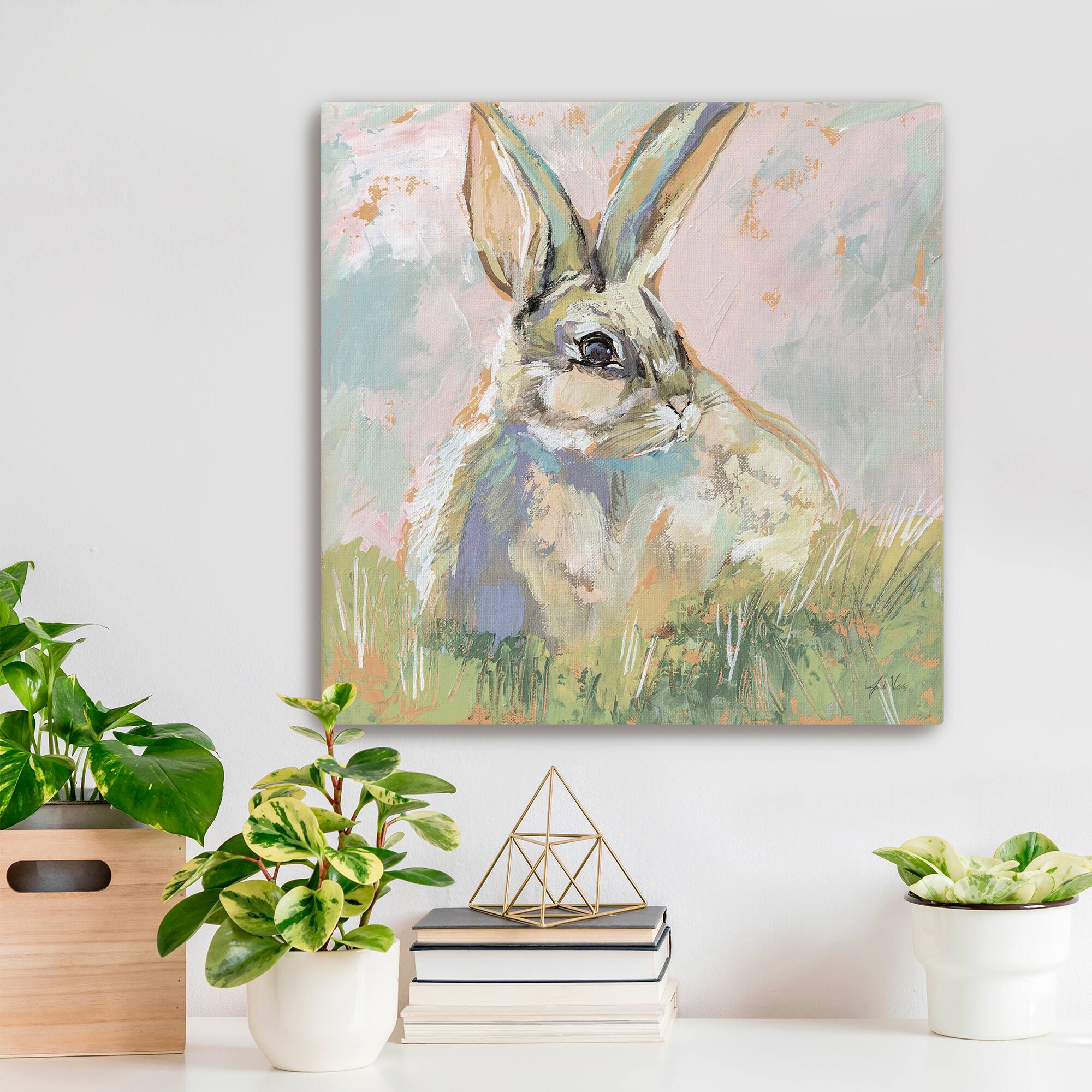 Lumaprints Bugsy Neutral Canvas Giclée Art